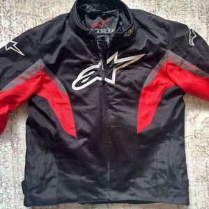Alpinestars Viper Racing Black and Red Performance Jacket w/ Removable Liner